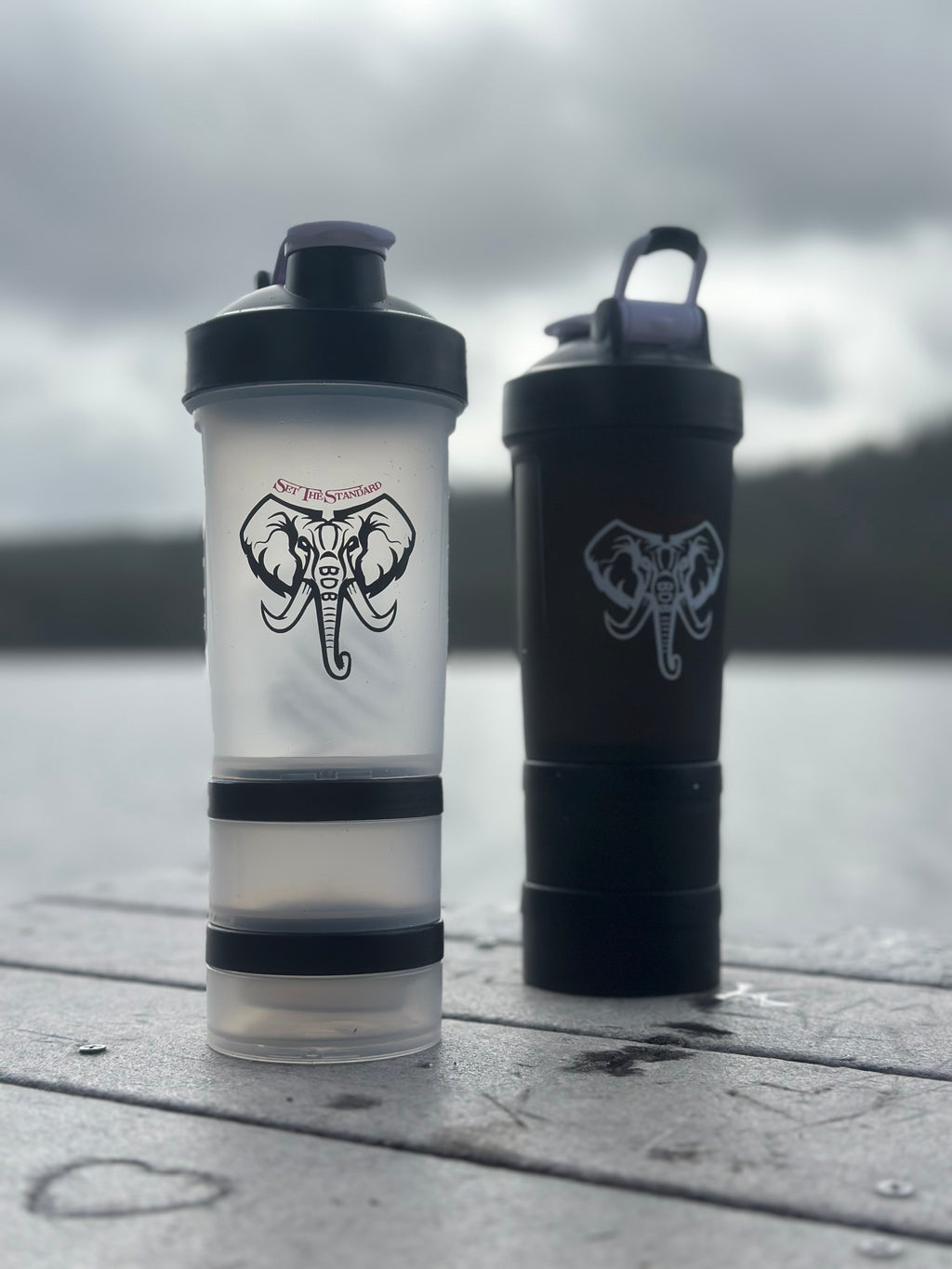 "set the standard" shaker bottle