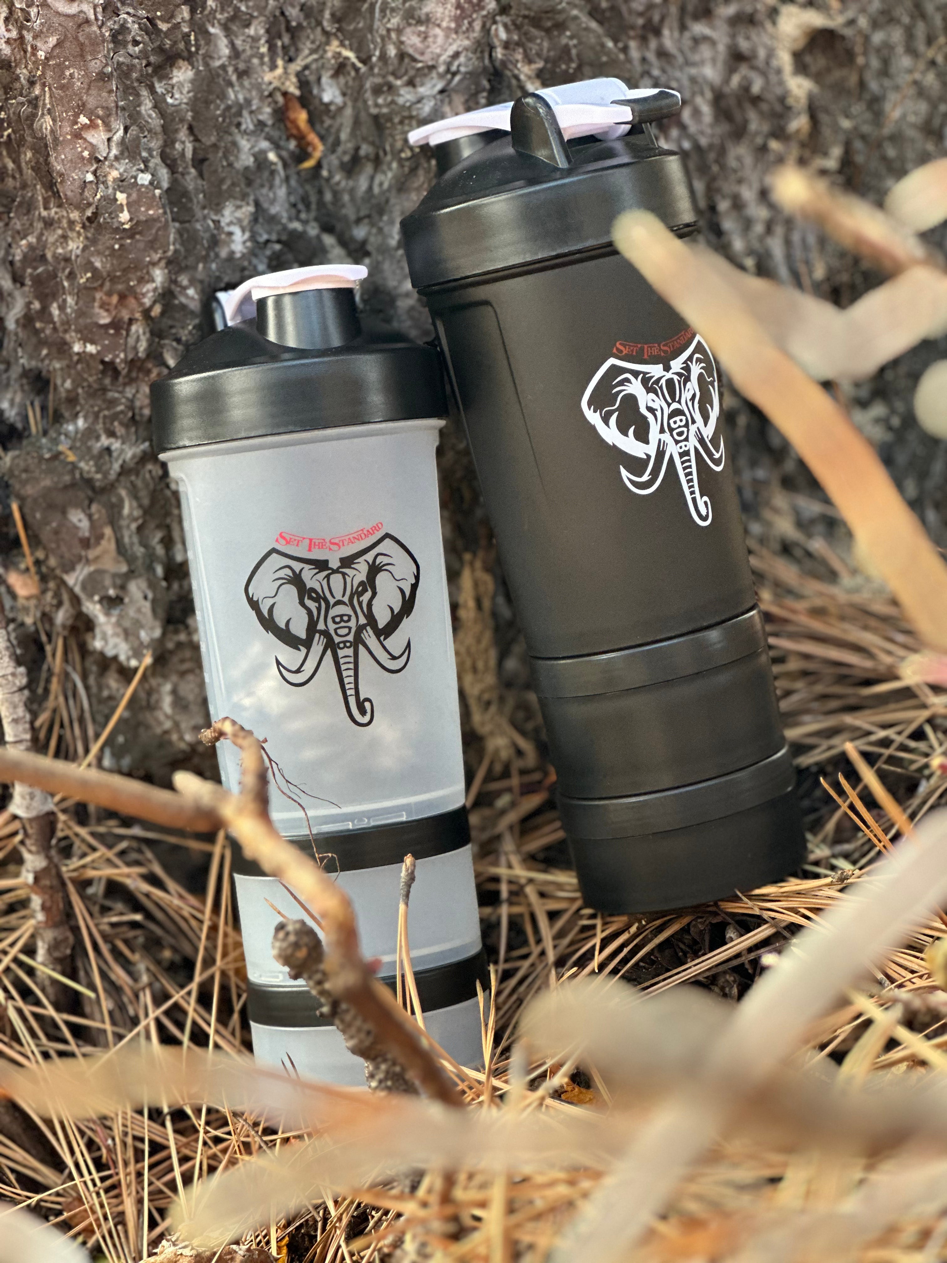 "set the standard" shaker bottle