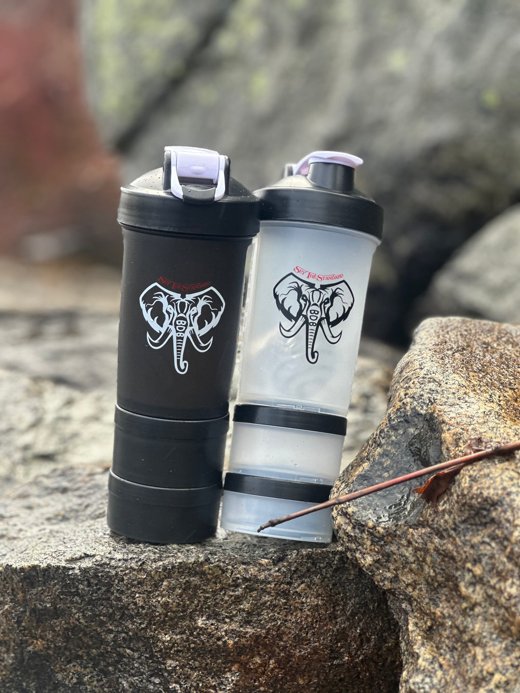 "set the standard" shaker bottle